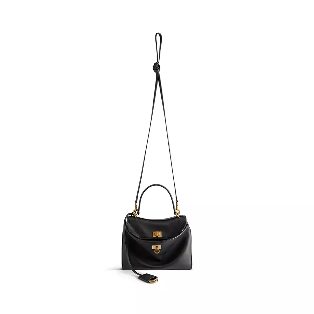 Rodeo Mini Smooth Calfskin Handbag Black