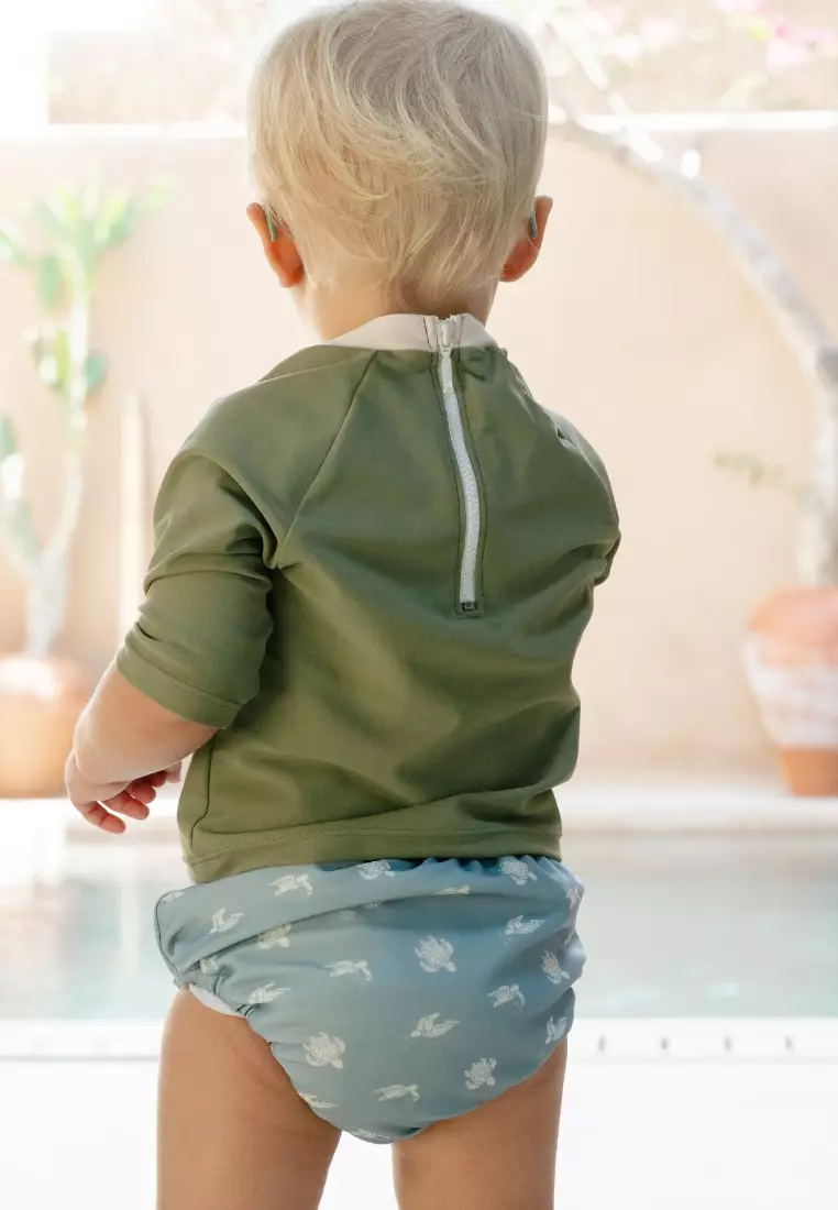 Noël Au Soleil Baby Unisex Swim Diapers - Turtles