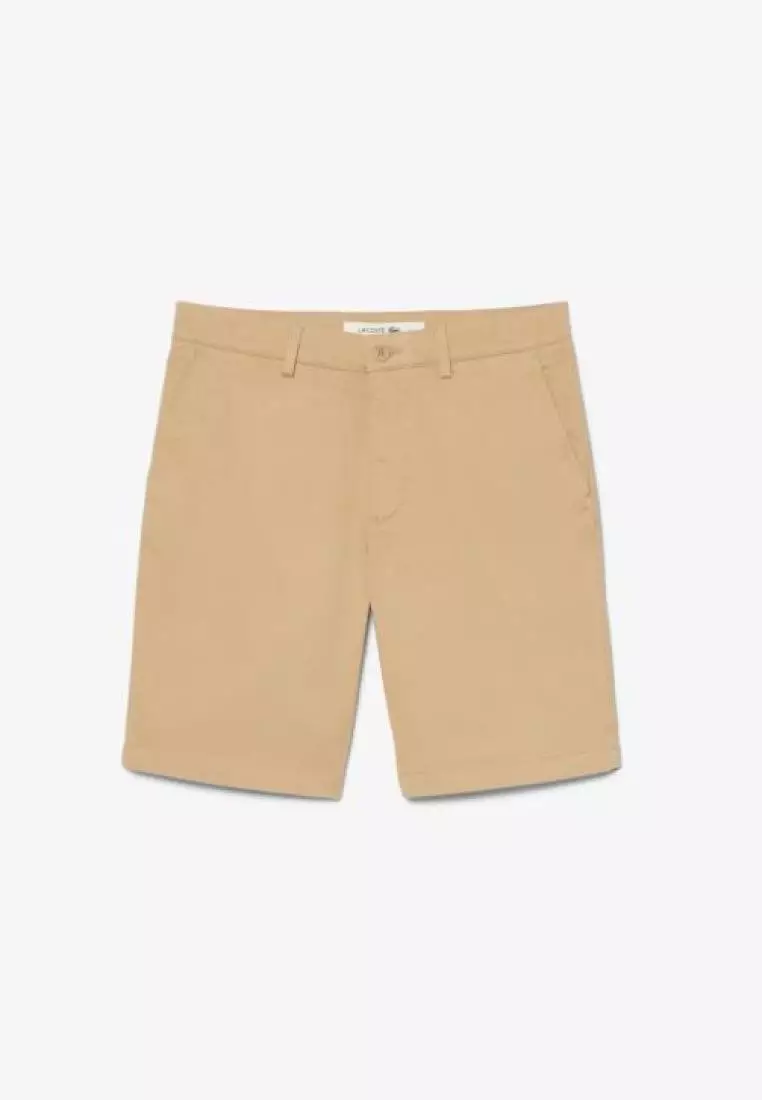 Regular Fit Stretch Cotton Chino Bermuda Shorts