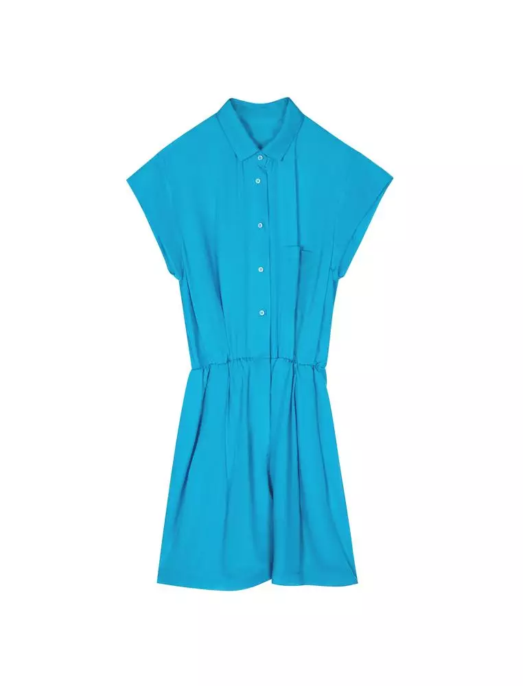 JNBY Women's Sleeveless Collared Jumpsuit