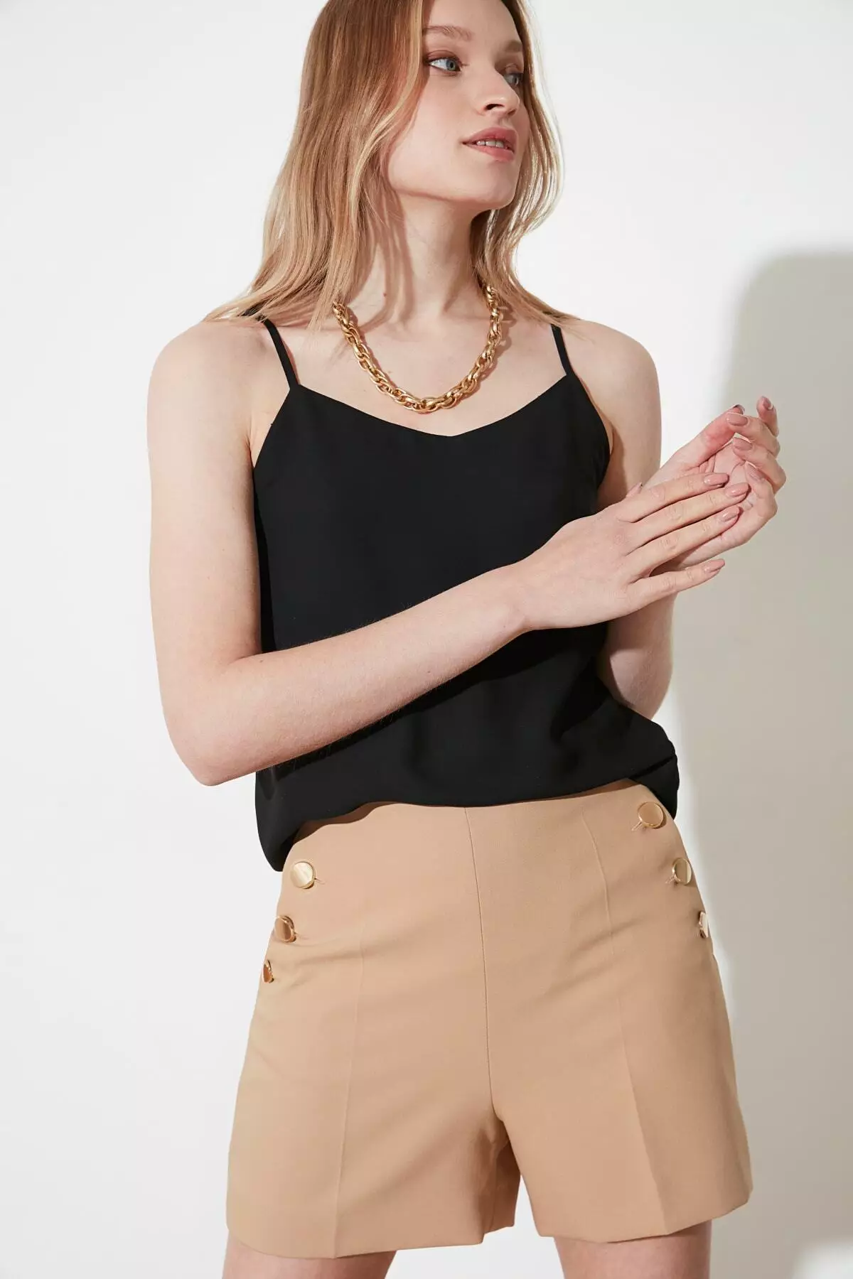Basic V-Neck Slip Top