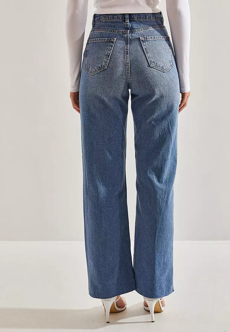 High Waist Palazzo Jeans