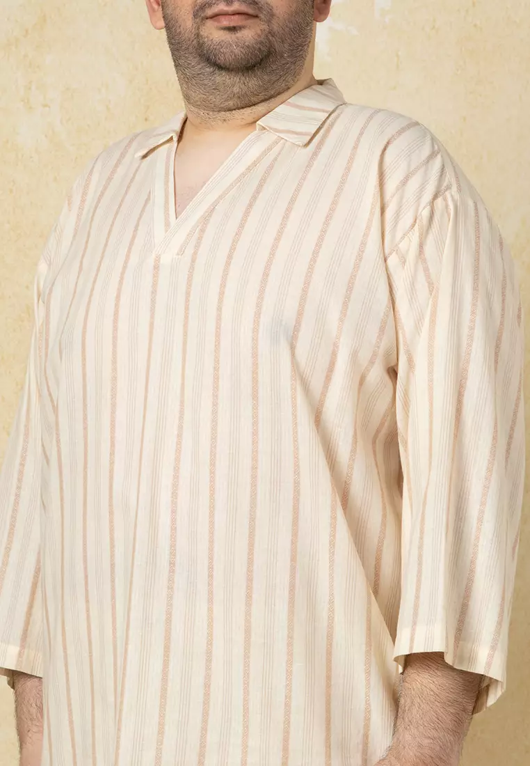 Plus Size Omar Collar Shirt