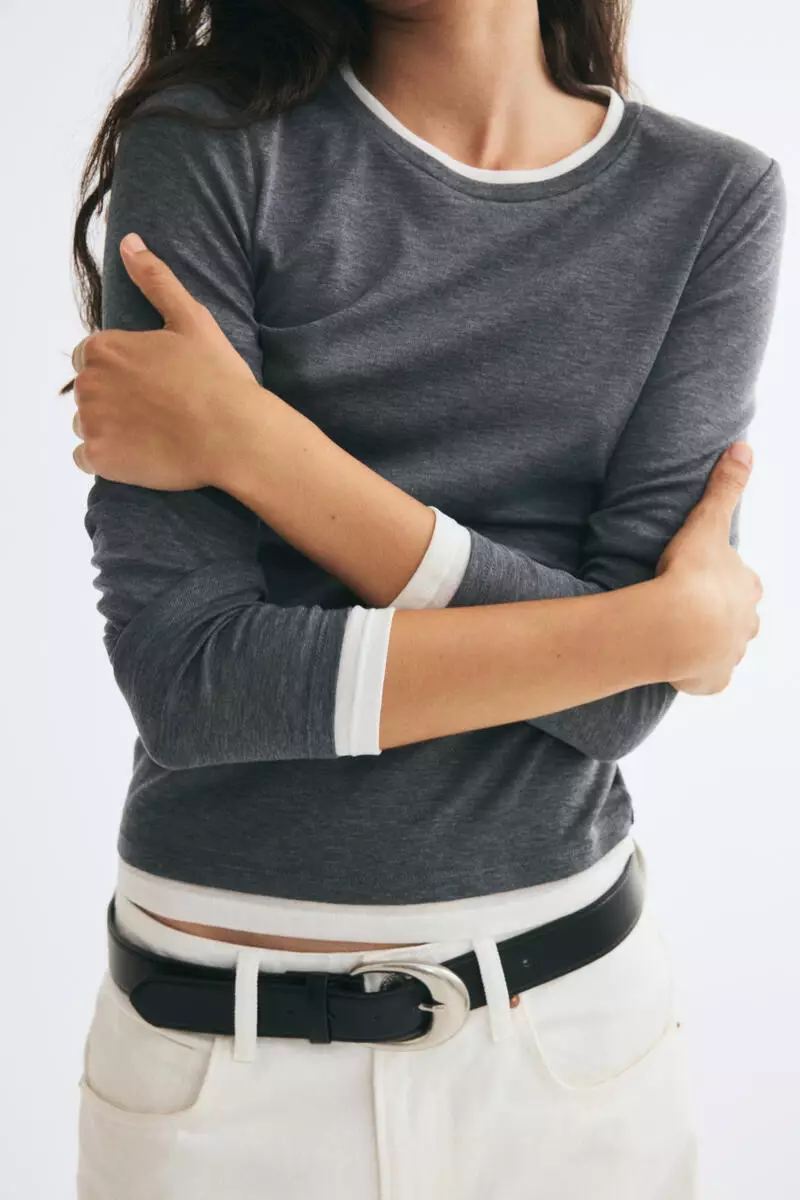 Layered-look top