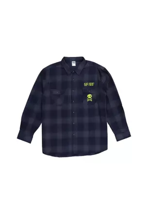 Humanmade CPFM DOUBLE VISION CHECK SHIRT（Barrow Check Flannel Shirt） 
