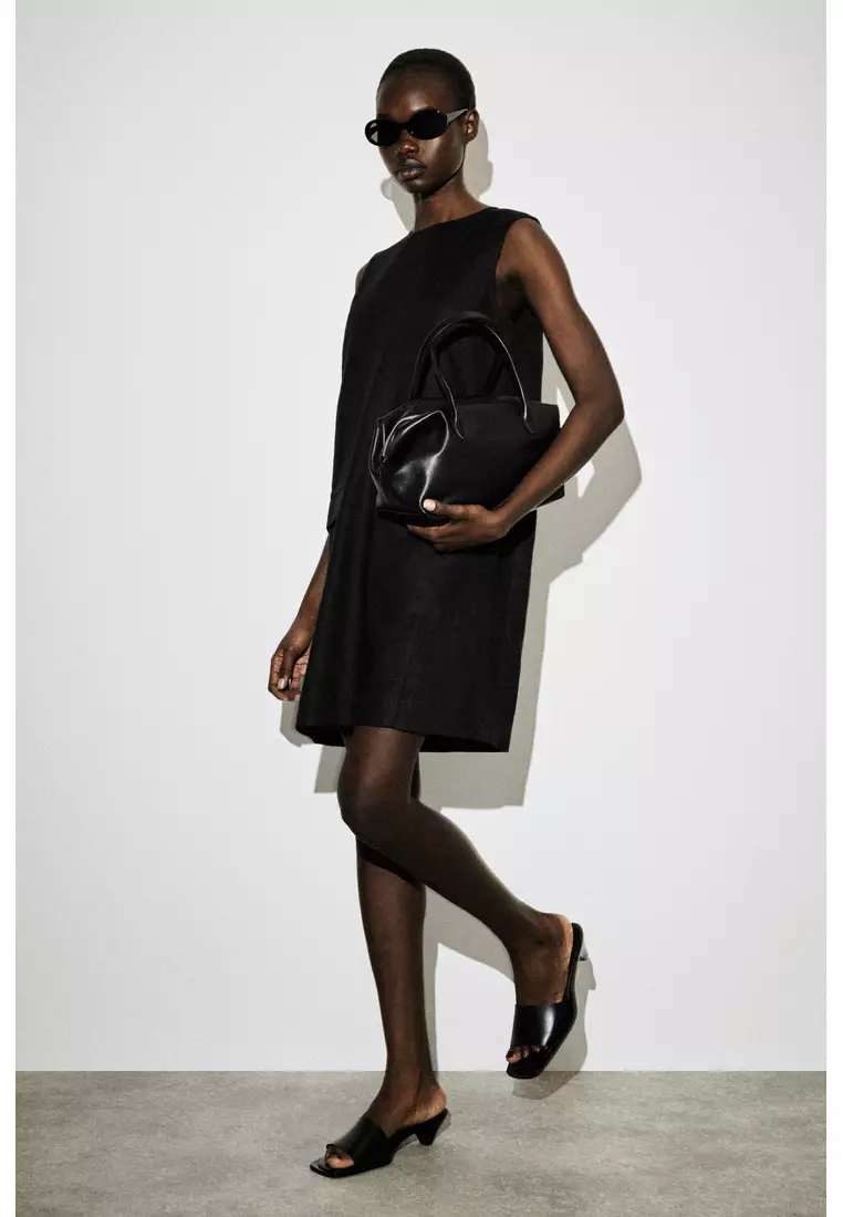 LINEN MINI SHIFT DRESS