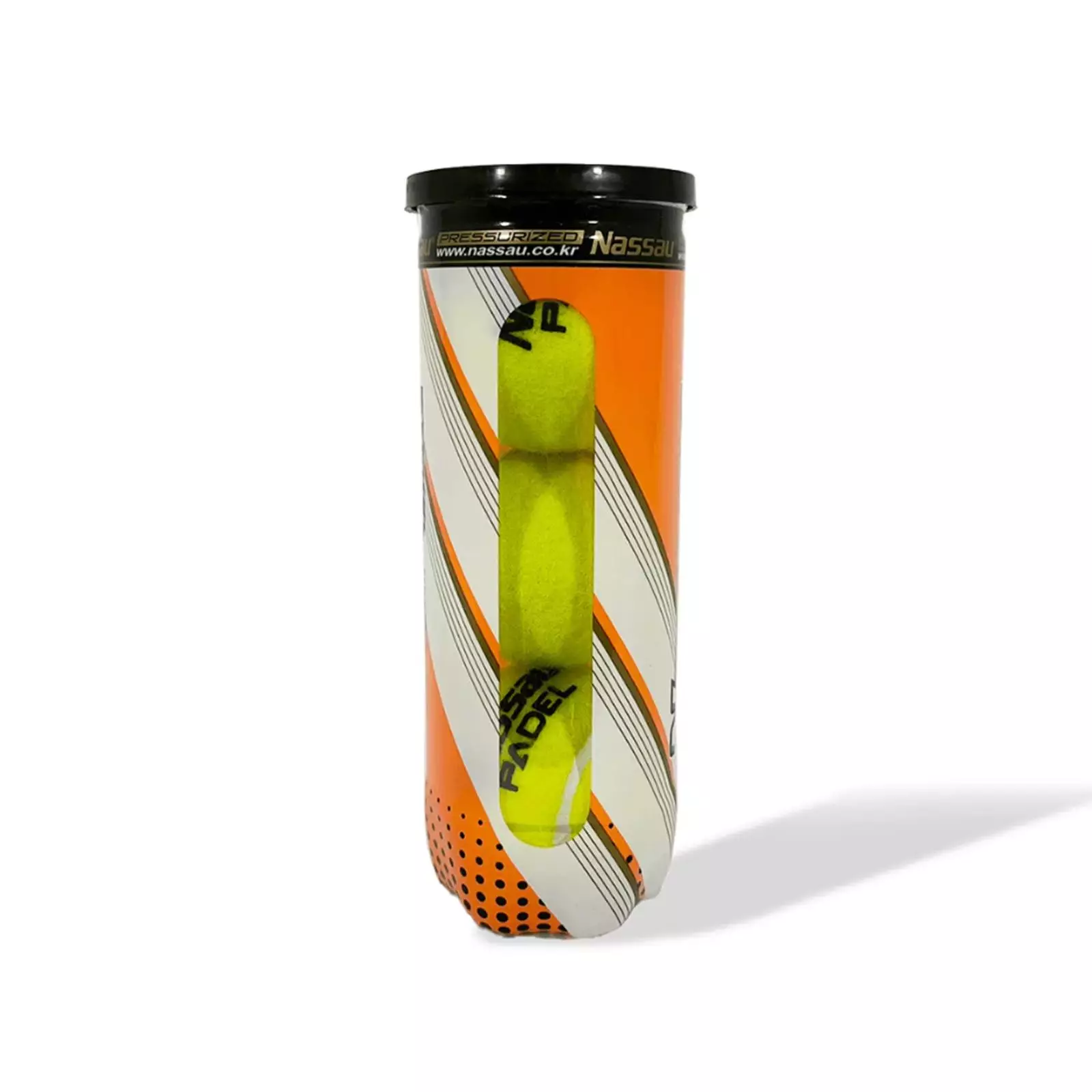 Bola Padel NASSAU Padel Balls PREMIUM Isi 3