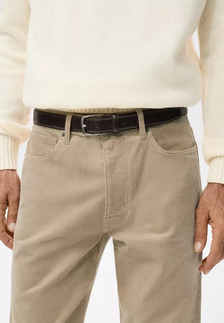 Corduroy Regular-Fit Trousers
