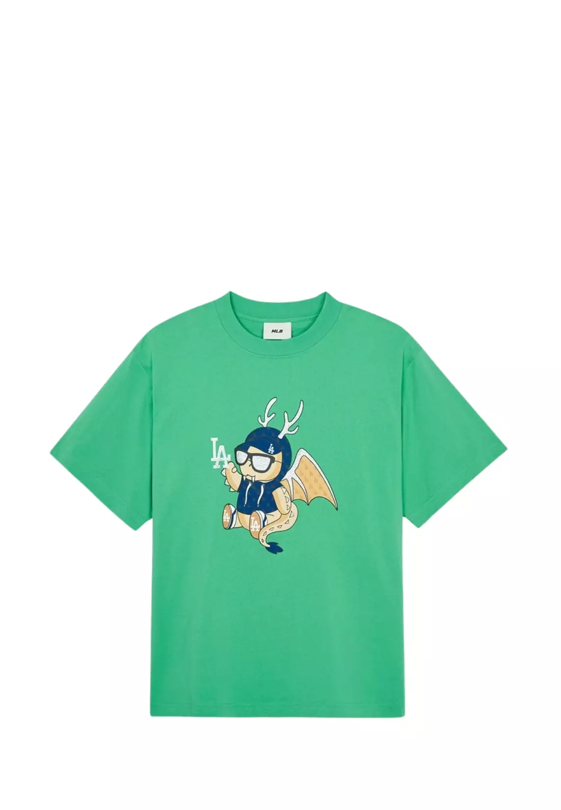 Newyear Dragon Overfit Tshirts - LA Green