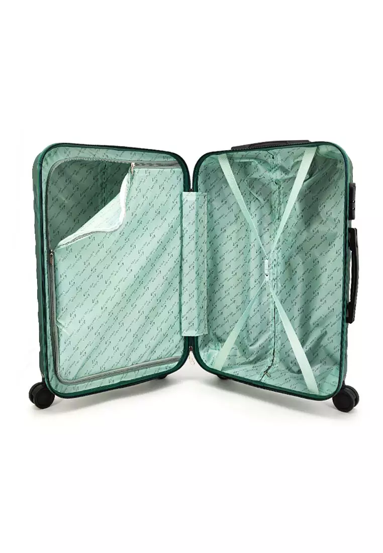Buy Flyasia FLYASIA Cross X ABS Hard Case Dark Green Luggage Bag (28