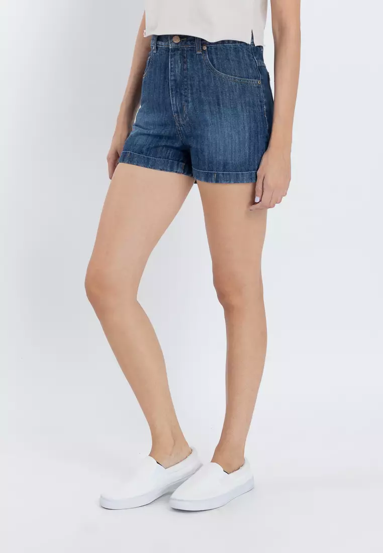 High waisted shop denim shorts philippines