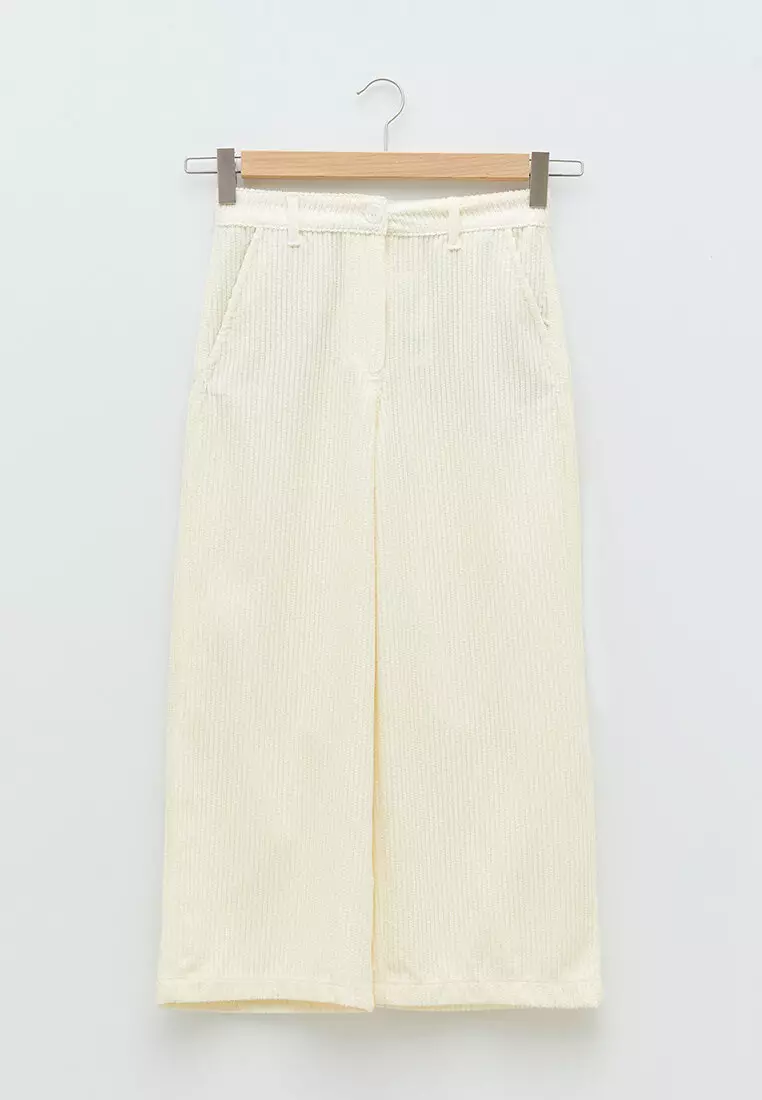 Zara + Wide Leg Corduroy Trousers