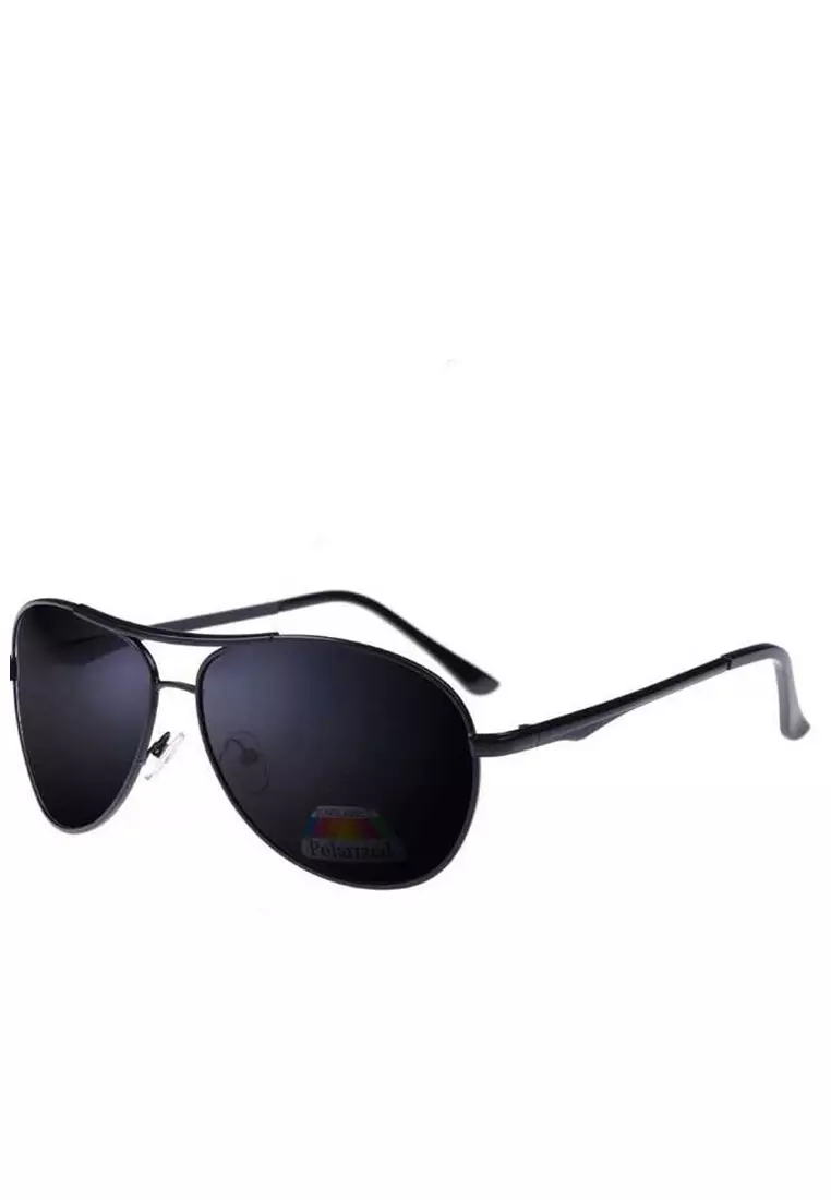 Aoron Kacamata Hitam Lensa Polarized UV Protection Material Alloy RB2132 ORIGINAL
