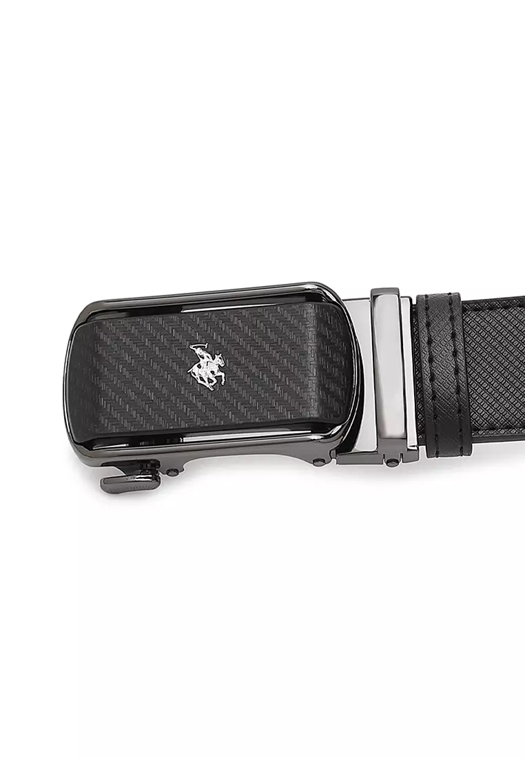 Buy Swiss Polo 35mm Automatic Buckle Belt - Black 2024 Online