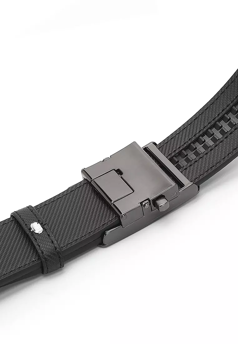35mm Automatic Buckle Belt (自動腰帶) - 黑色
