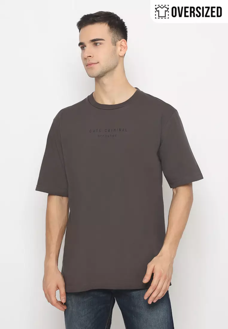 RBJ Unisex T-Shirt Teddy Cotton Combed Oversized Pria 2079350011