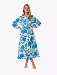 Large Blue Leila Chintz
