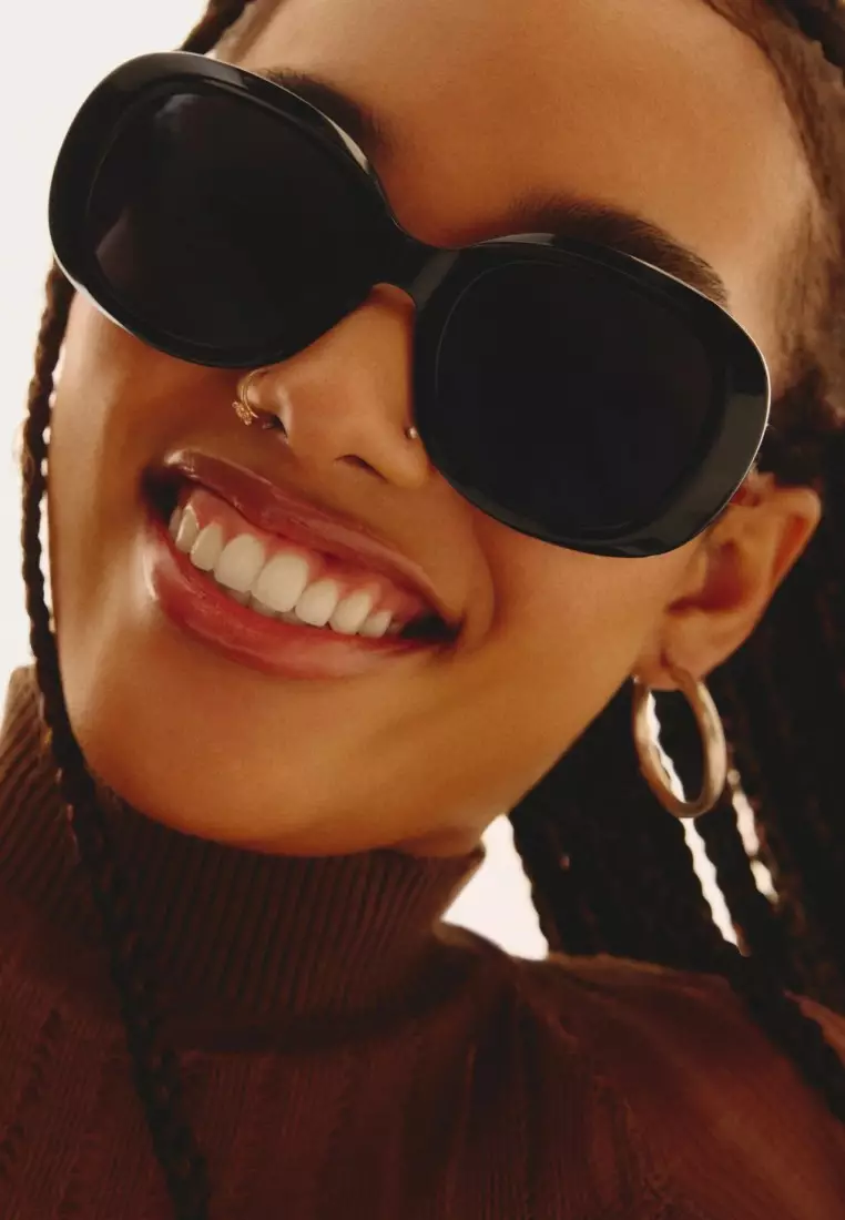 Impromptu Sunglasses - Black Yellow/Smoke