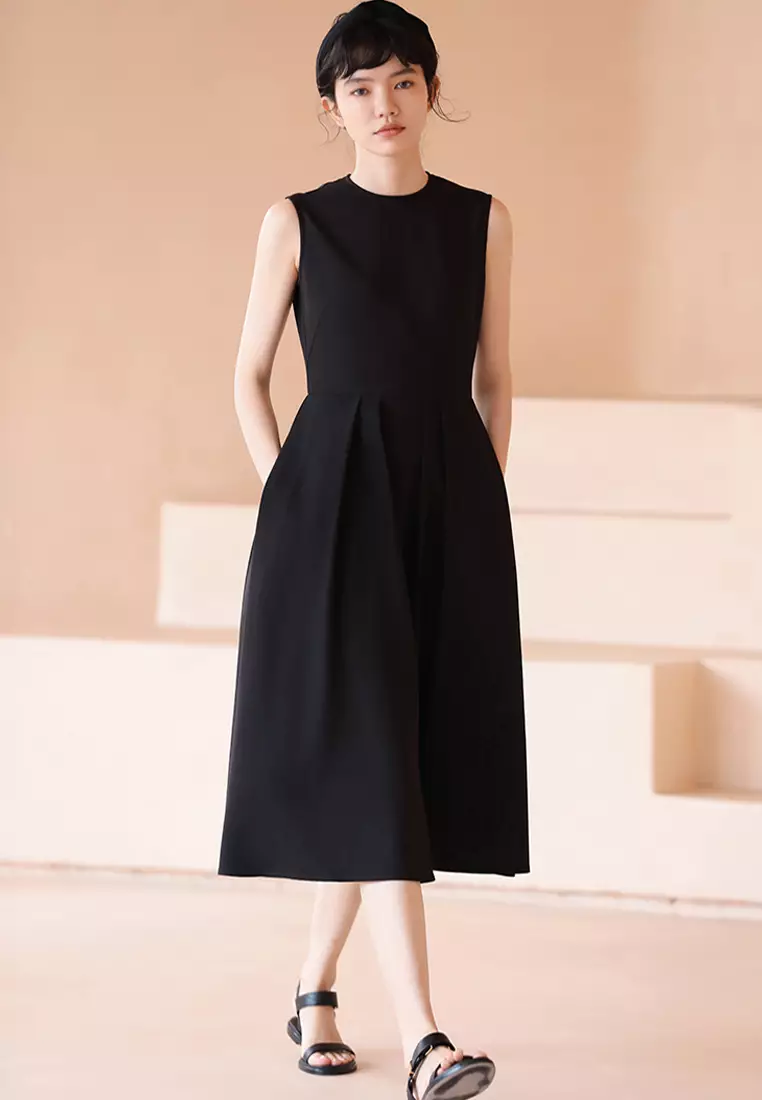 Vintage long black dress shop