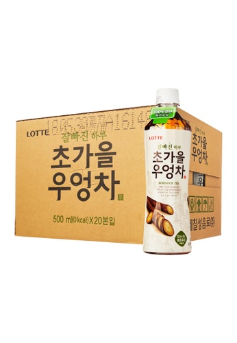Lotte Chilsung Beverage Lotte Korean Burdock Tea - Case (20 x 500ml) F2E61ESBAF0AC1GS_1
