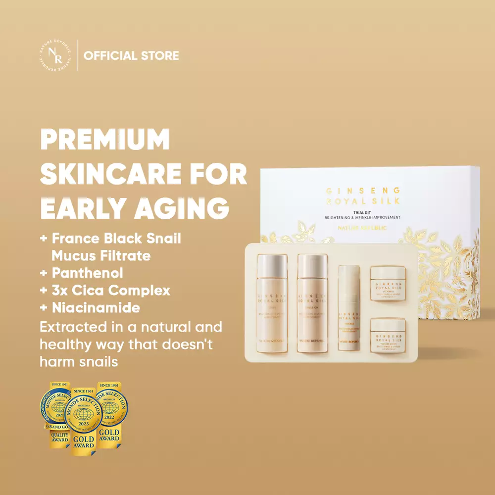 Jual Nature Republic NATURE REPUBLIC Ginseng Royal Silk Trial Kit