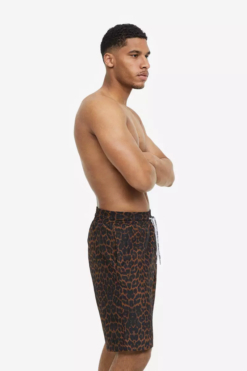 Printed swim shorts