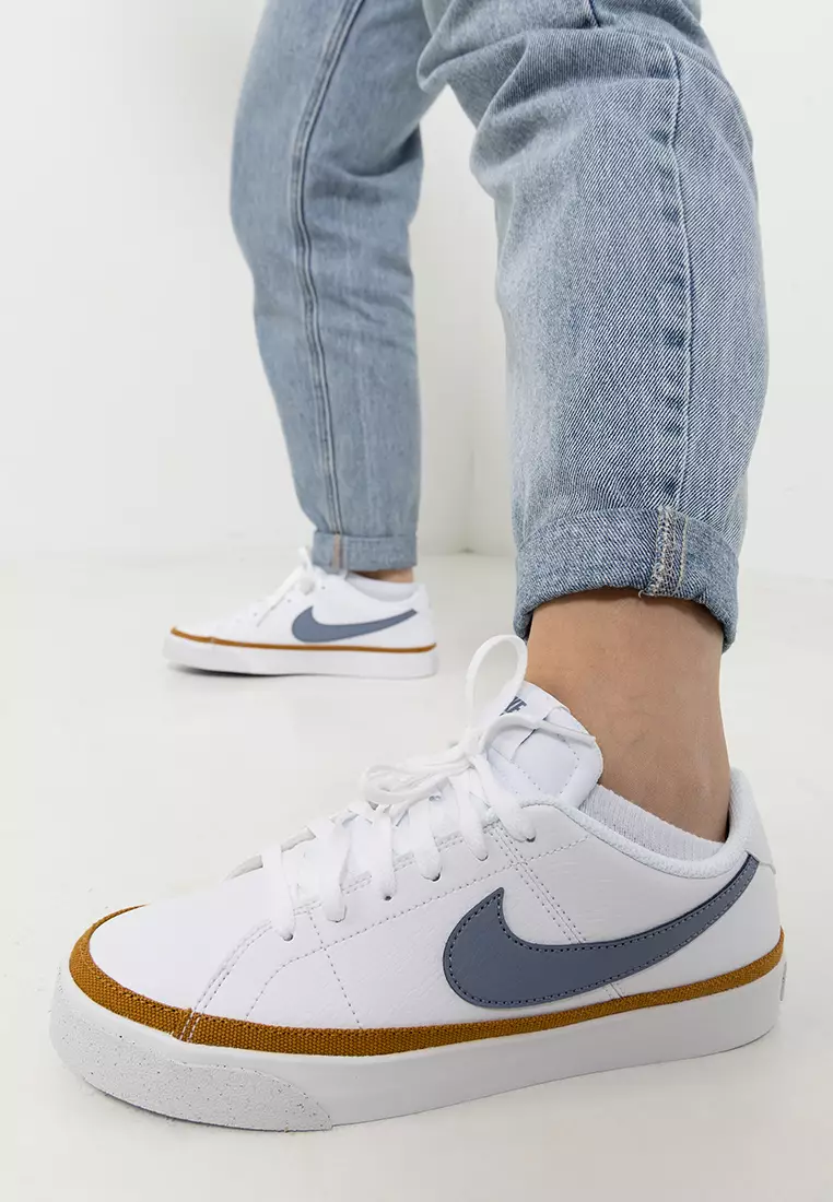 Buy Nike Court Legacy Next Nature Shoes in White/Ashen Slate/Wheat 2024  Online