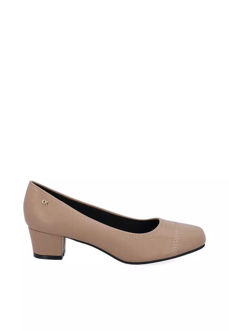 Discount on Carlo Rino  shoes - SKU: Nude Trina Pumps