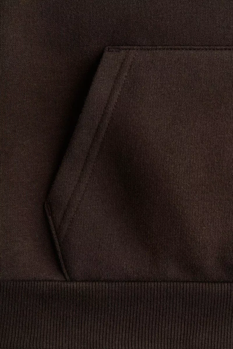 Brushed-inside hoodie