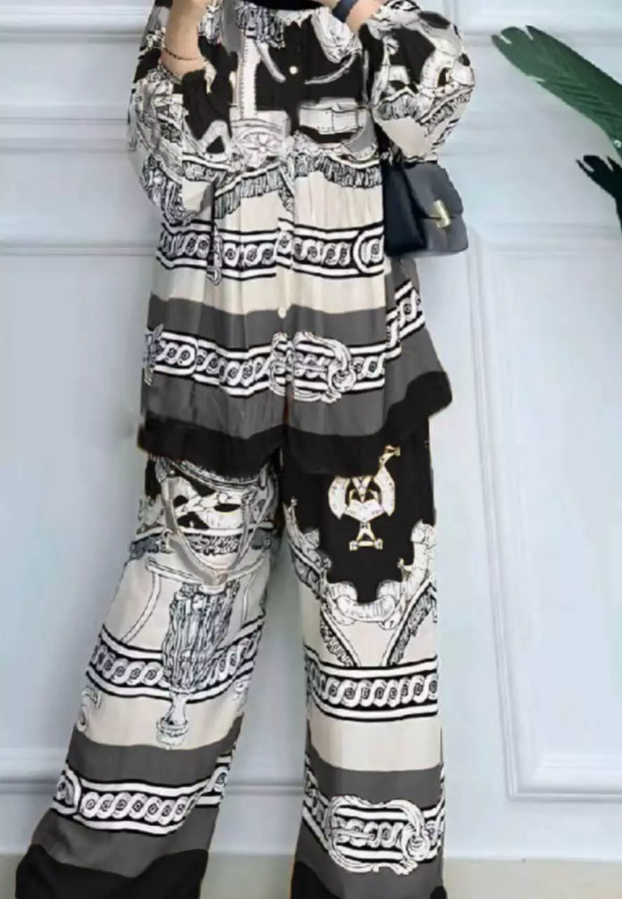 Vanza Hitam Setelan Celana Premium Modern MYA