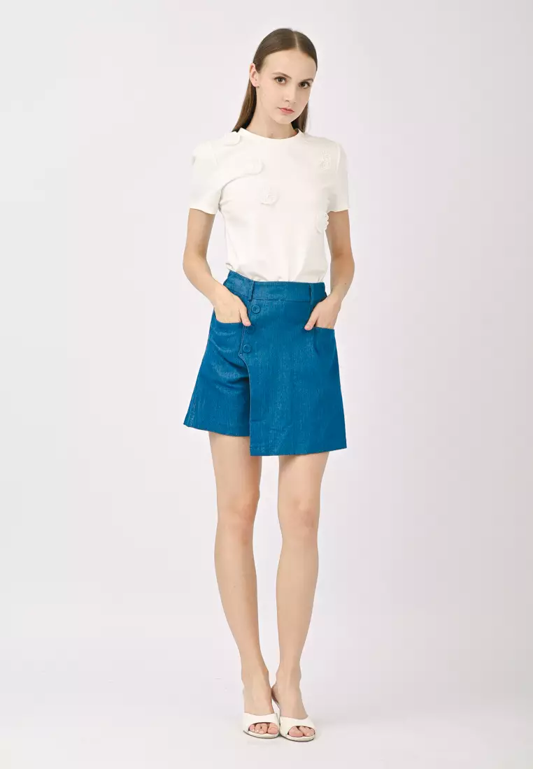 裁剪短裙裤