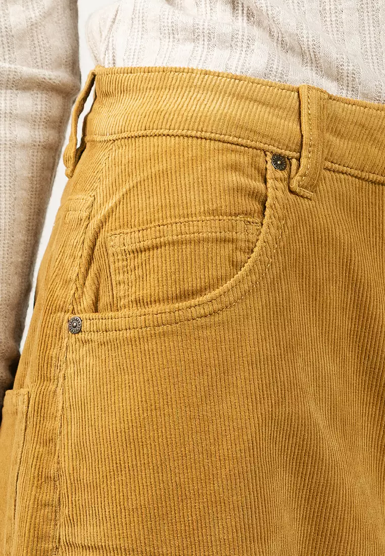 Wide-Leg Corduroy Jeans