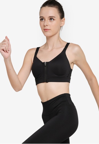 Old Navy black High-Support PowerSoft Zip-Front Sports Bra B242DUS145787BGS_1