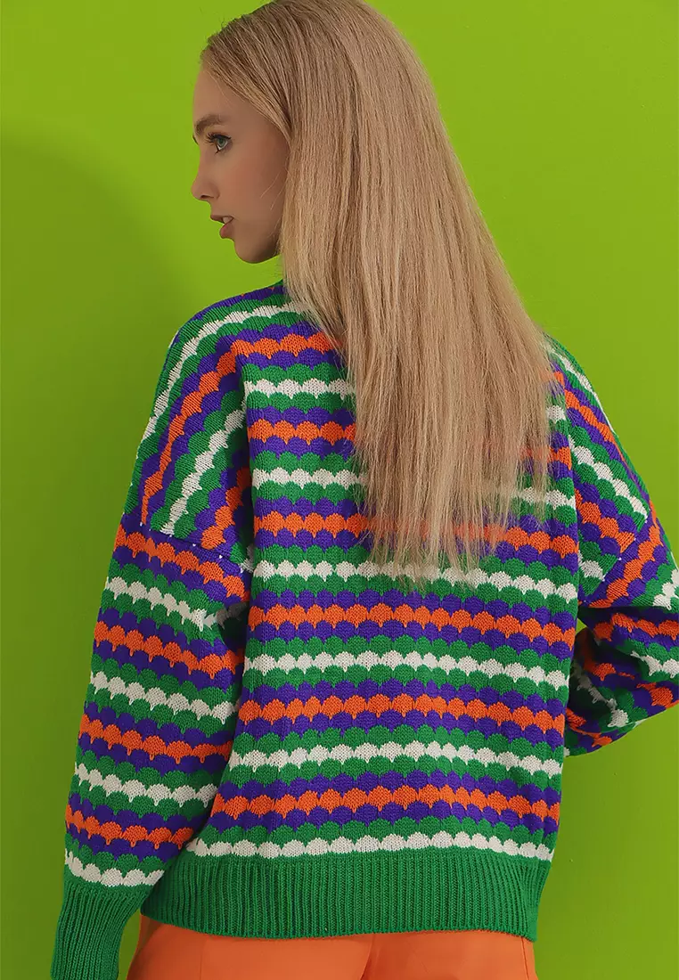 網上選購Alacati Jacquard Knit Sweater 2024 系列
