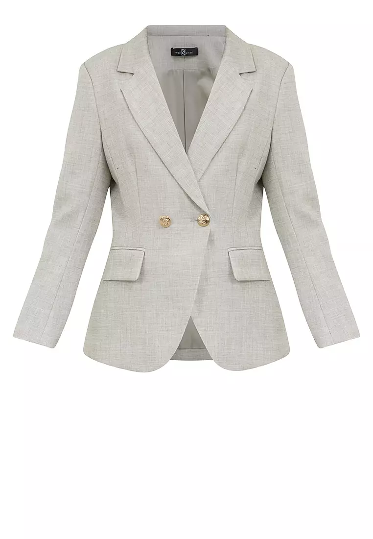 Tailored Double Breasted Blazer
