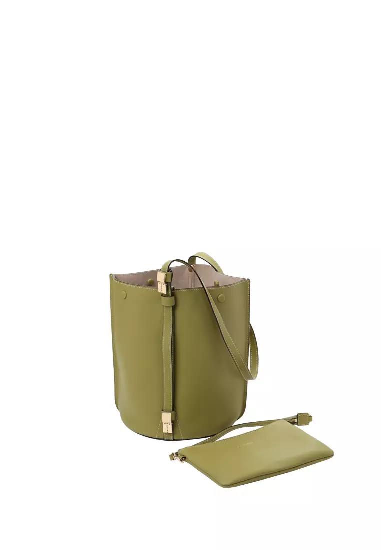 ORUKAMI Flat Hook Convertible Bucket Tote - Olive