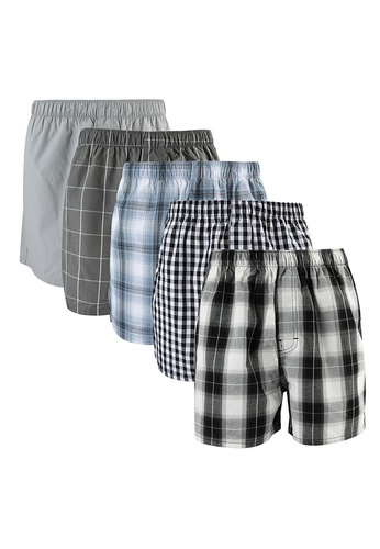 Old Navy multi Soft-Washed Boxer Shorts 5-Pack C8AD0US261E57DGS_1