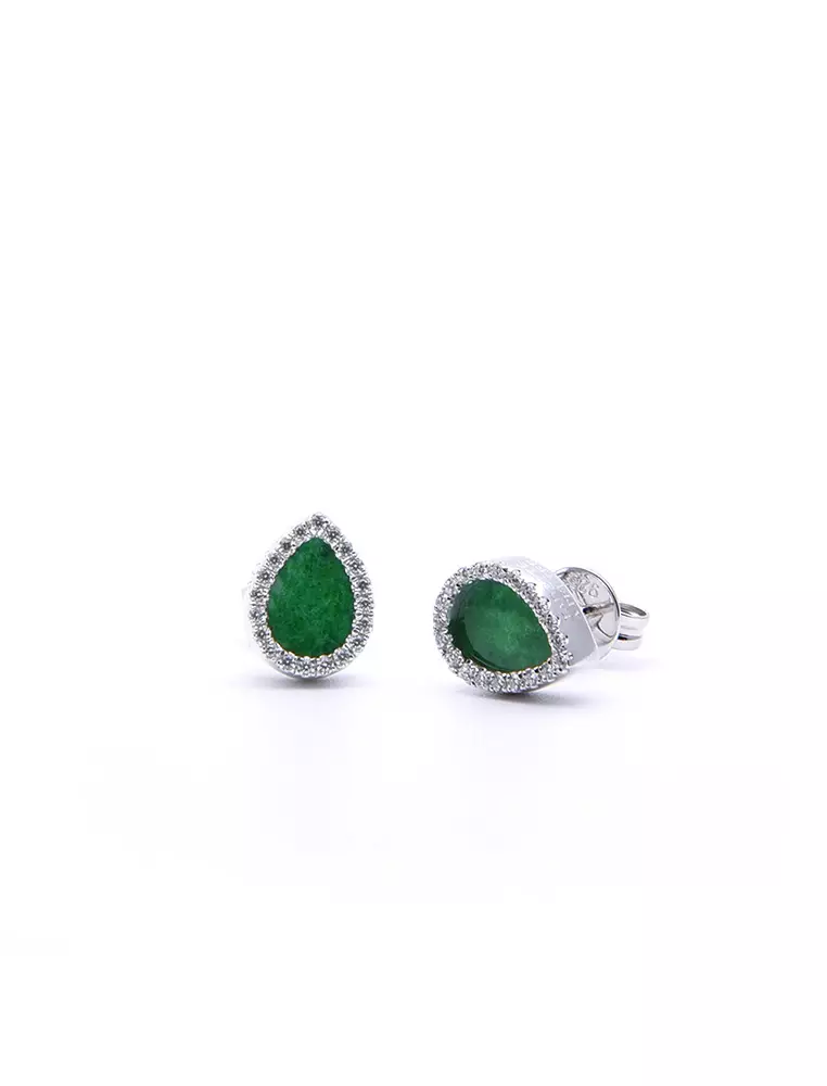 Real deals jade earrings