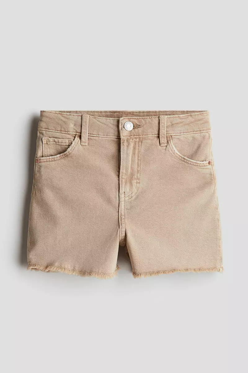 Buy H&M Raw-edge denim shorts 2025 Online ZALORA Philippines