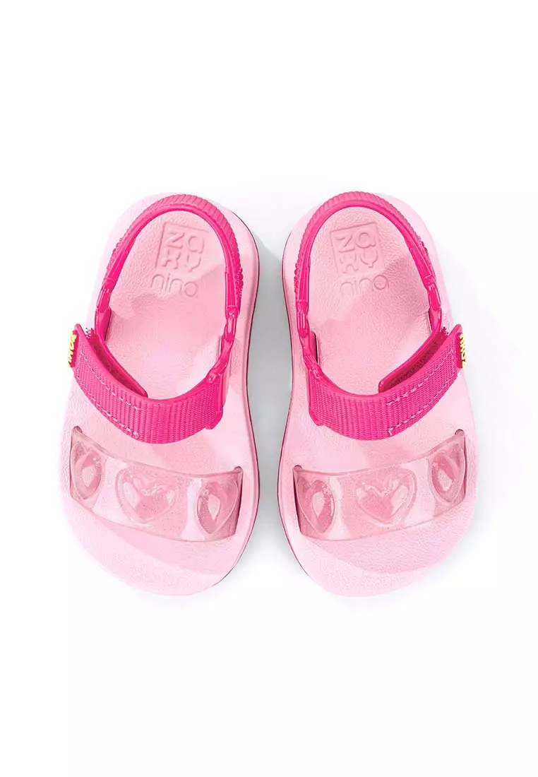 Zaxynina Love Toddlers Sandals - Glitter Pink