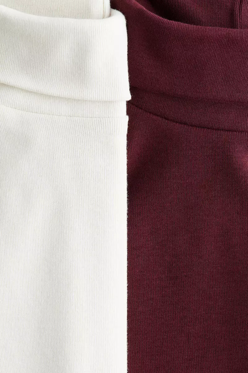 2-pack polo-neck tops