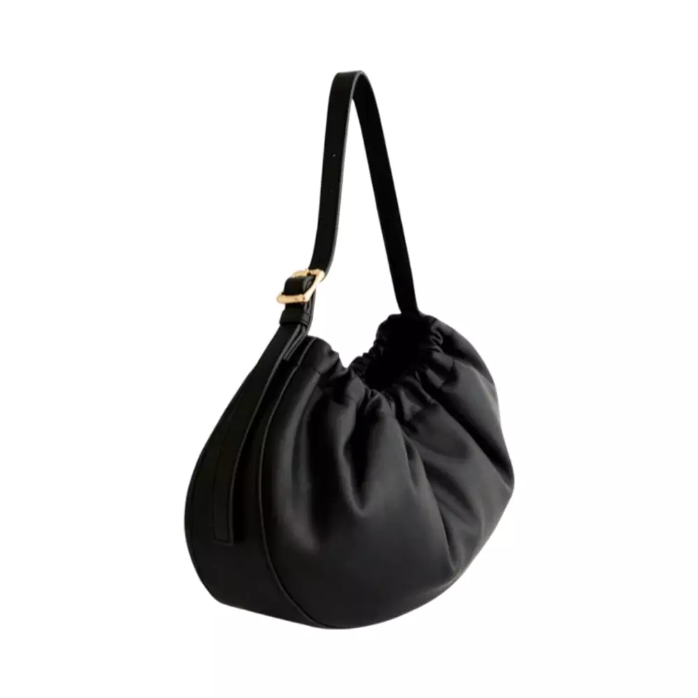 Ninon Hoop Shoulder Bag Black