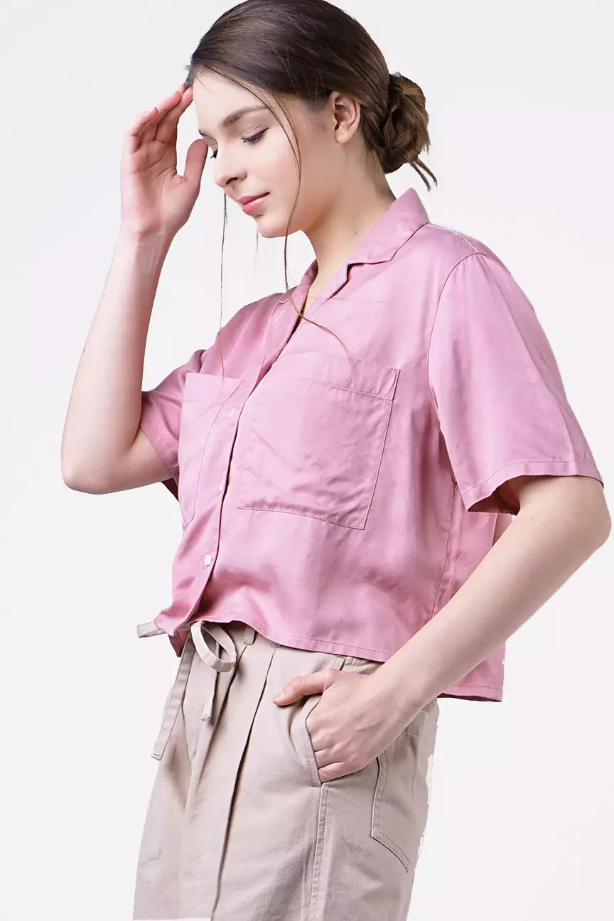 Kemeja Wanita Debora Pink
