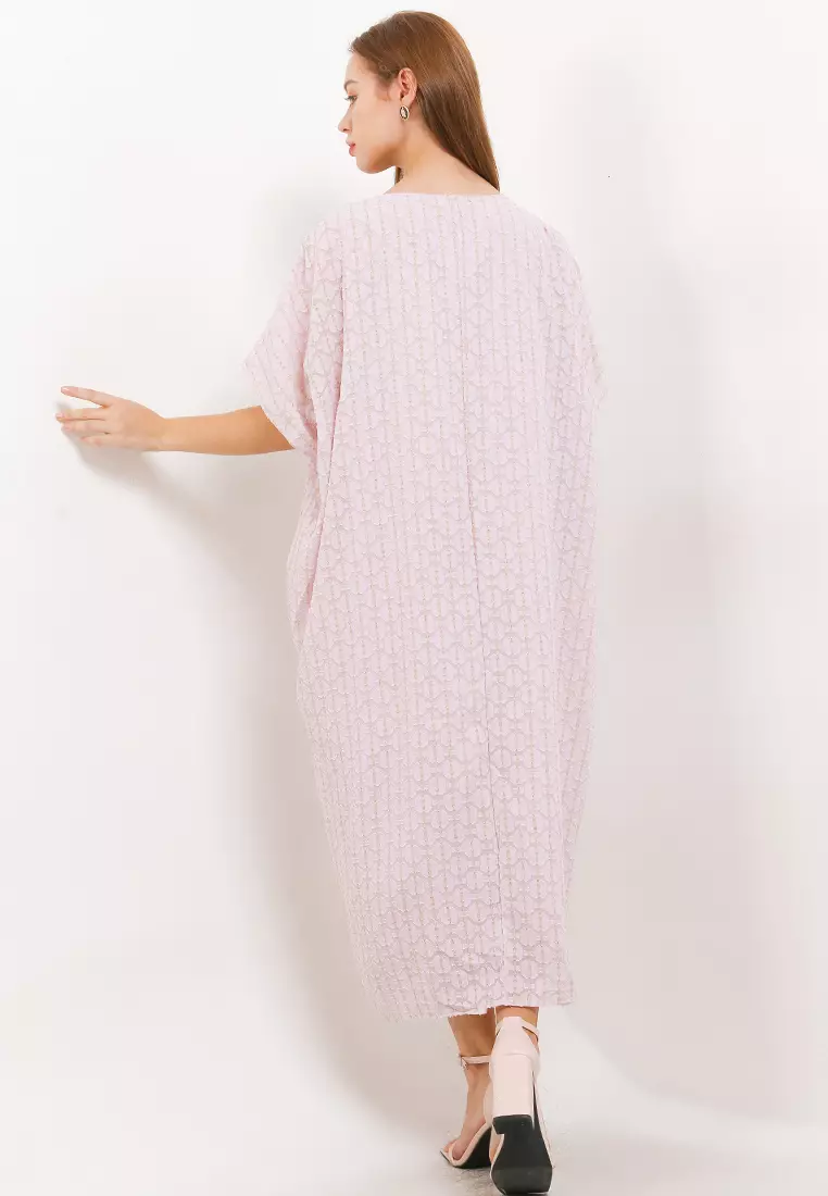 Beaded Tassel Jacq Tie Kaftan