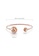 Krystal Couture gold KRYSTAL COUTURE Loisa Bangle Embellished with Swarovski® crystals-Rose Gold/Light Peach 1BD34AC25895E6GS_5