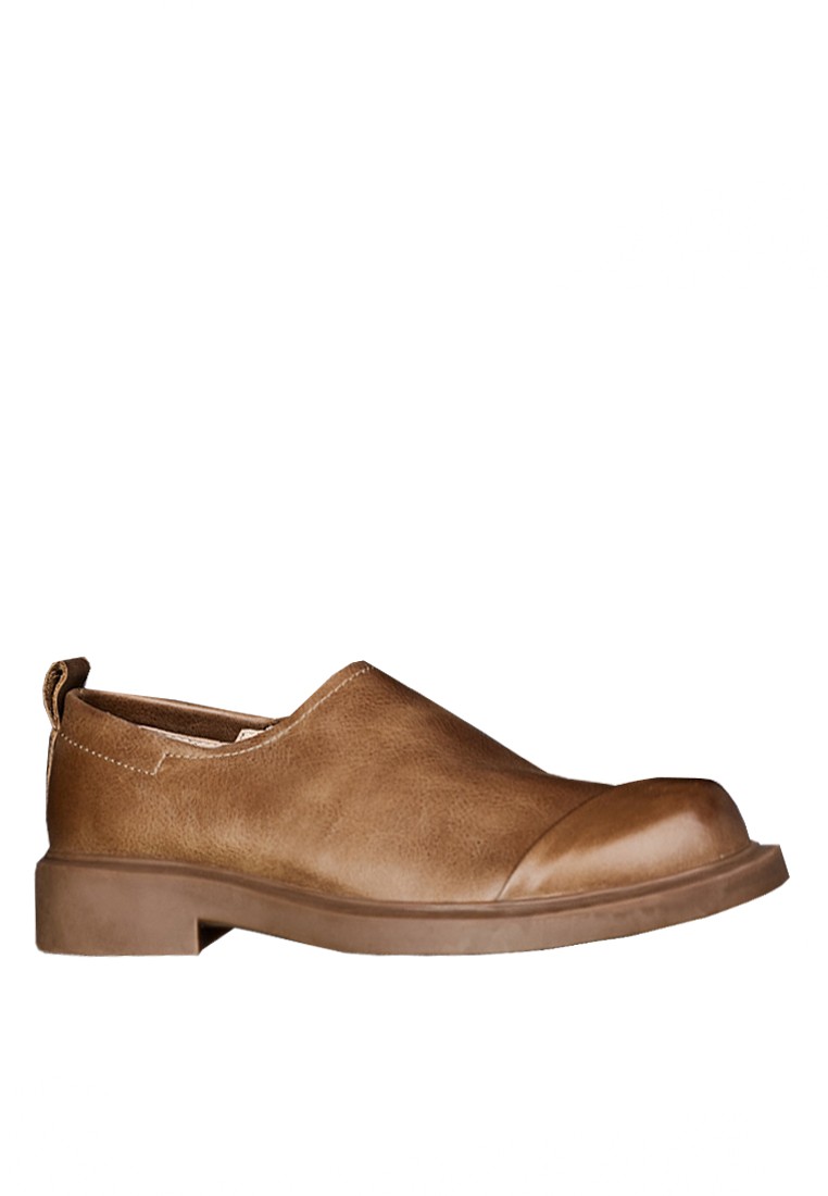 VANSA Top Layer Cowhide Buckle Slip-on Loafer VSM-C2913
