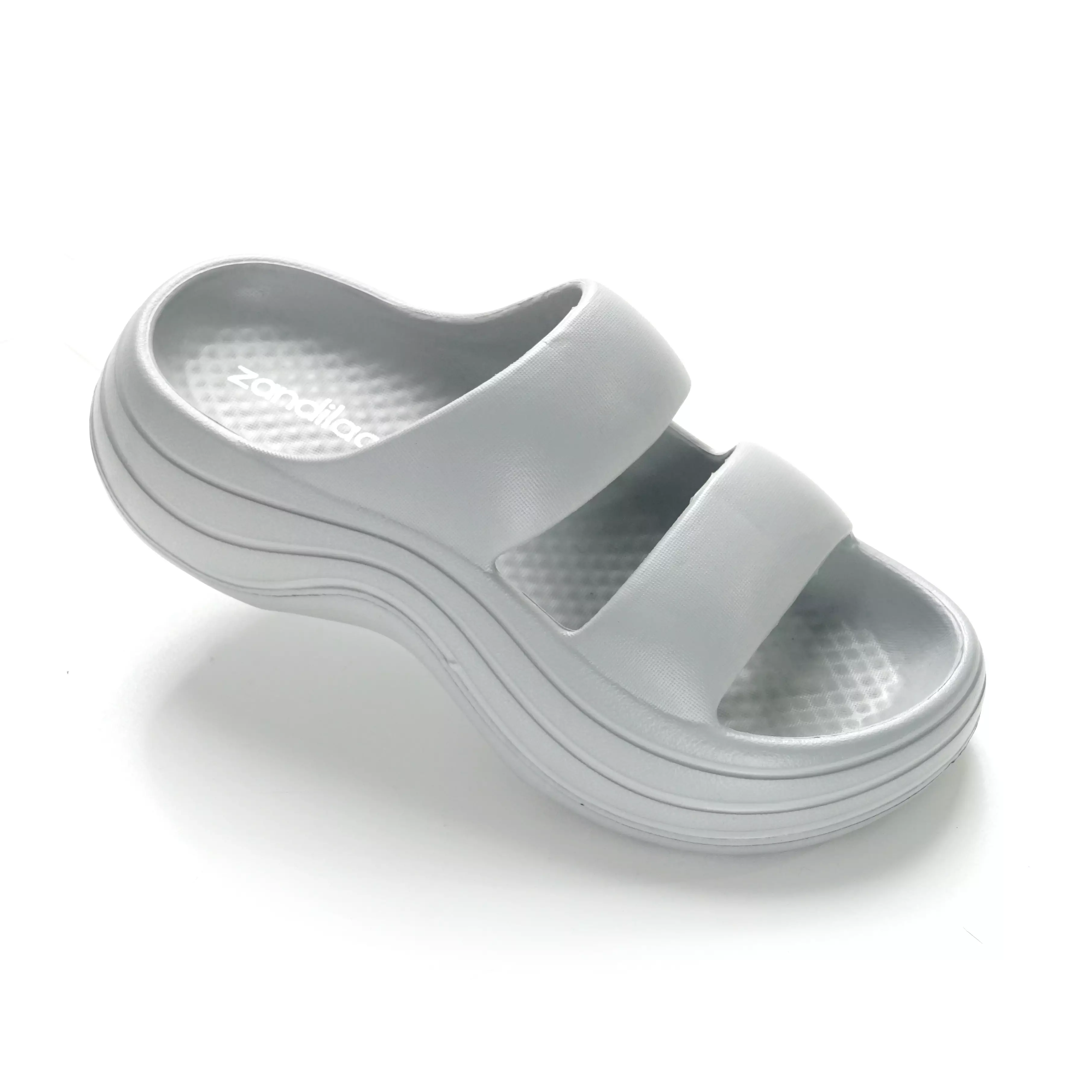 ZANDILAC - SANDAL WANITA DEWASA CH220452WD - ABU MUDA