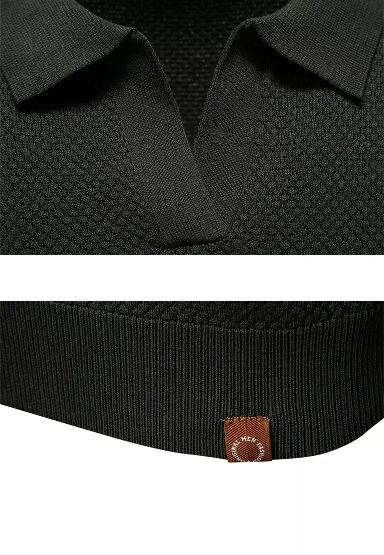 Business Textured Polo Shirt AX-PSD8025