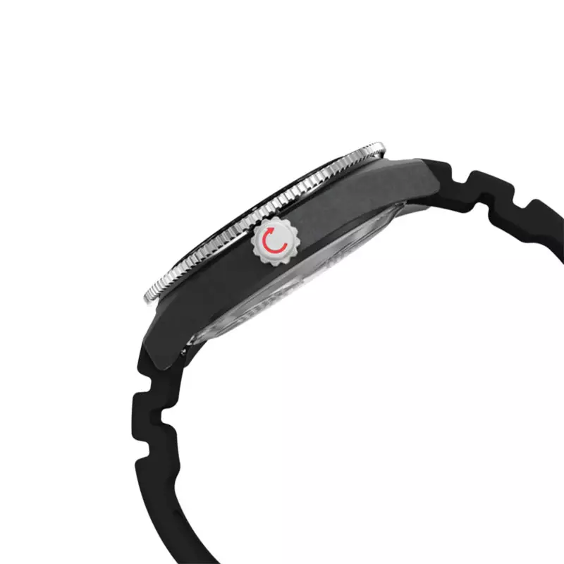 Jam Tangan Pria Timex Deepwater TW2Y02200 Reef 200 XCF Black Pattern Dial Black Rubber Strap