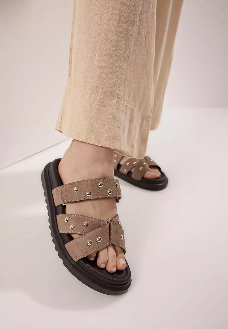 Suede Trok Slippers